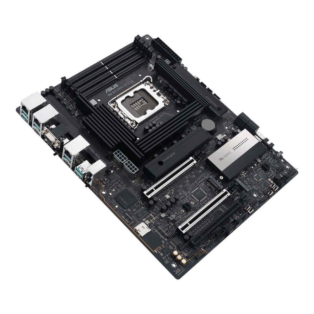 爽さま マザーボード WS向けIntel Z890マザーボード「PRO WS Z890-ACE SE」、AMD